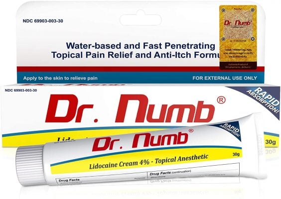 Dr. Numb 4% Lidocaine Numbing Cream
