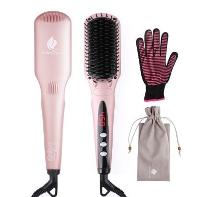 MiroPure Enhanced Hair Straightener Brush