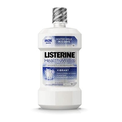 Listerine Healthy White Multi-Action Fluoride Mouth Rinse