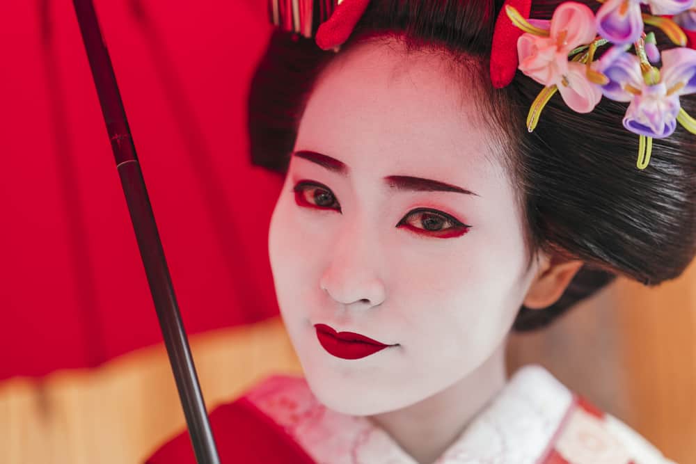 Portrait of a Maiko geisha