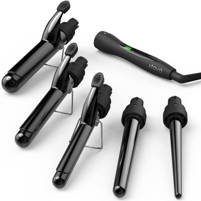 5 in 1 Professional Curling Iron and Wand Set