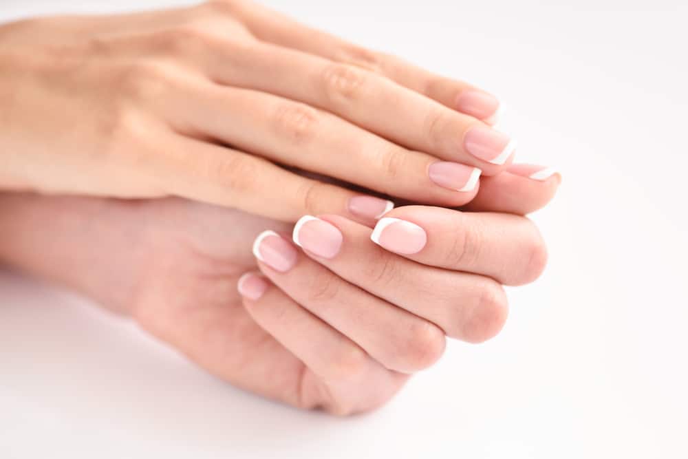 hands with manicure