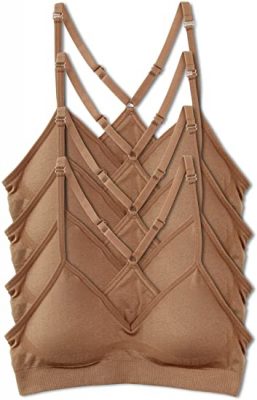 Kalon 4 Pack Racerback Sports Bralette