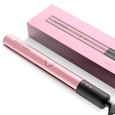 Kipozi 2 in 1 Straightener and Curling Iron