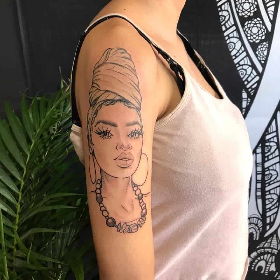 african queen tattoos