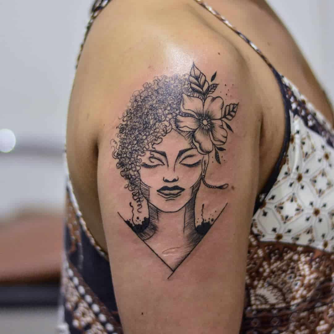 African Queen Tattoo Designs