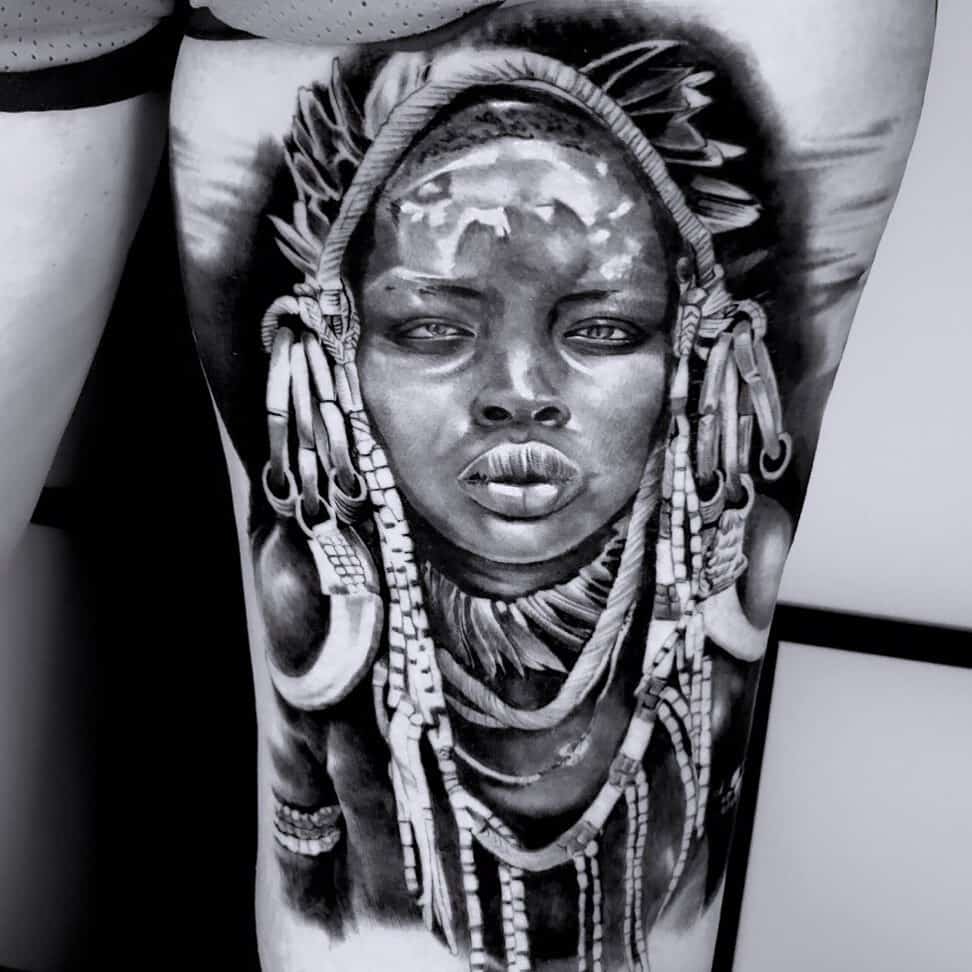 50 African Queen Tattoo Ideas  For Majestic Inspiration