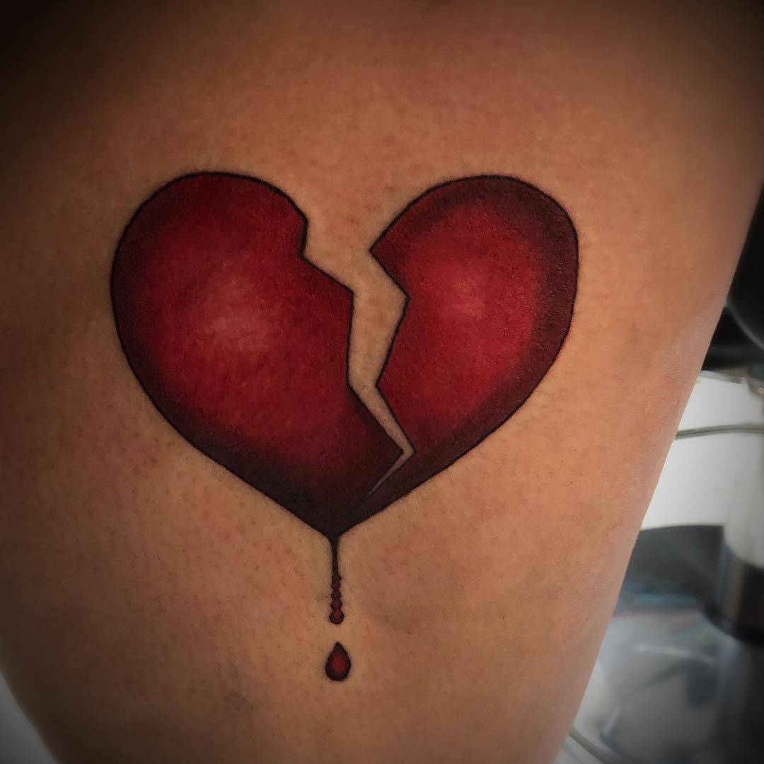 50 Broken Heart Tattoo Design Ideas Beauty Mag