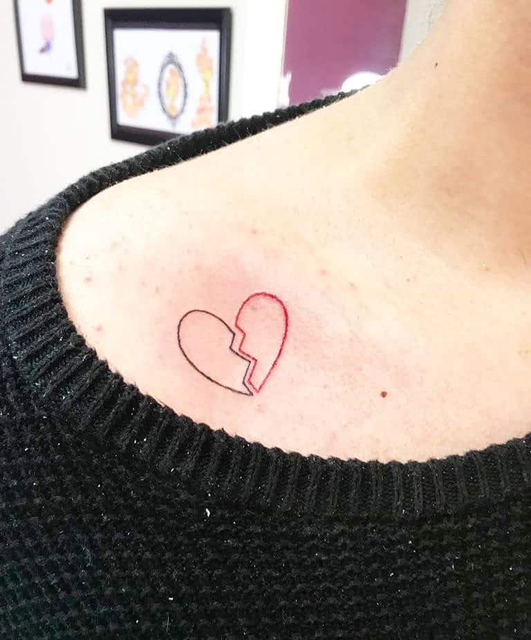 50 Broken Heart Tattoo Design Ideas Beauty Mag