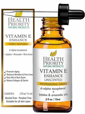 Health Priority Natural Vitamin E Oil