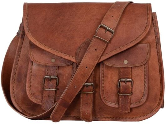 KPL Crossbody Leather Satchel