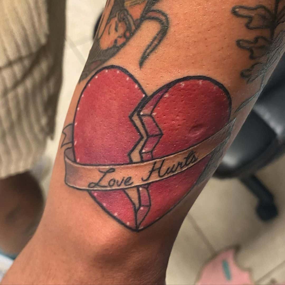 Bandaid Heart Tattoo