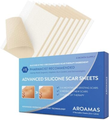 Aroamas Professional Silicone Scar Sheets