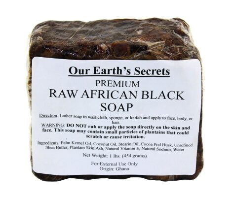 Our Earth's Secrets Raw African Black Soap