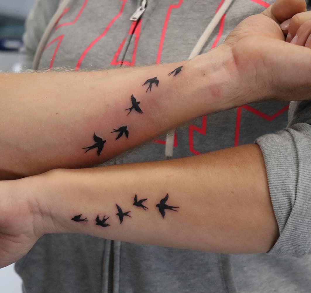 50+ Matching Tattoo Ideas to Take Your Bond to the Next Level