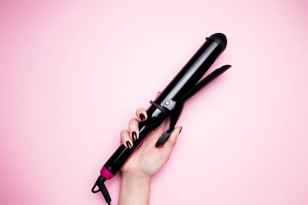 how to clean a curling iron