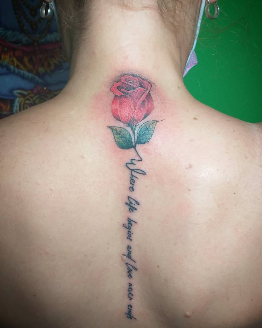 Begins love tattoo ends life and where never Love Family