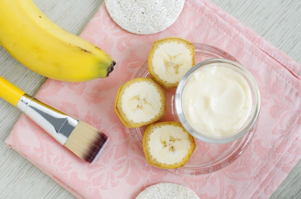 banana and bowl with brush