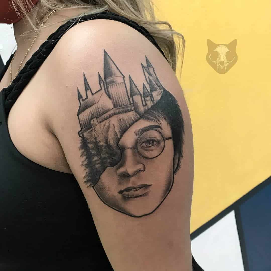 50 Stupefyingly Magical Harry Potter Tattoo Concepts | instasave CIs FYNJMqB 1