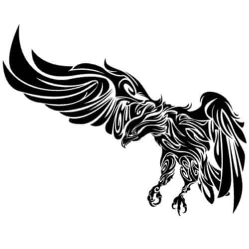 tribal eagle tattoo