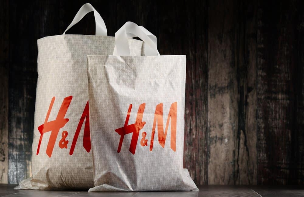 H&M shopping bags