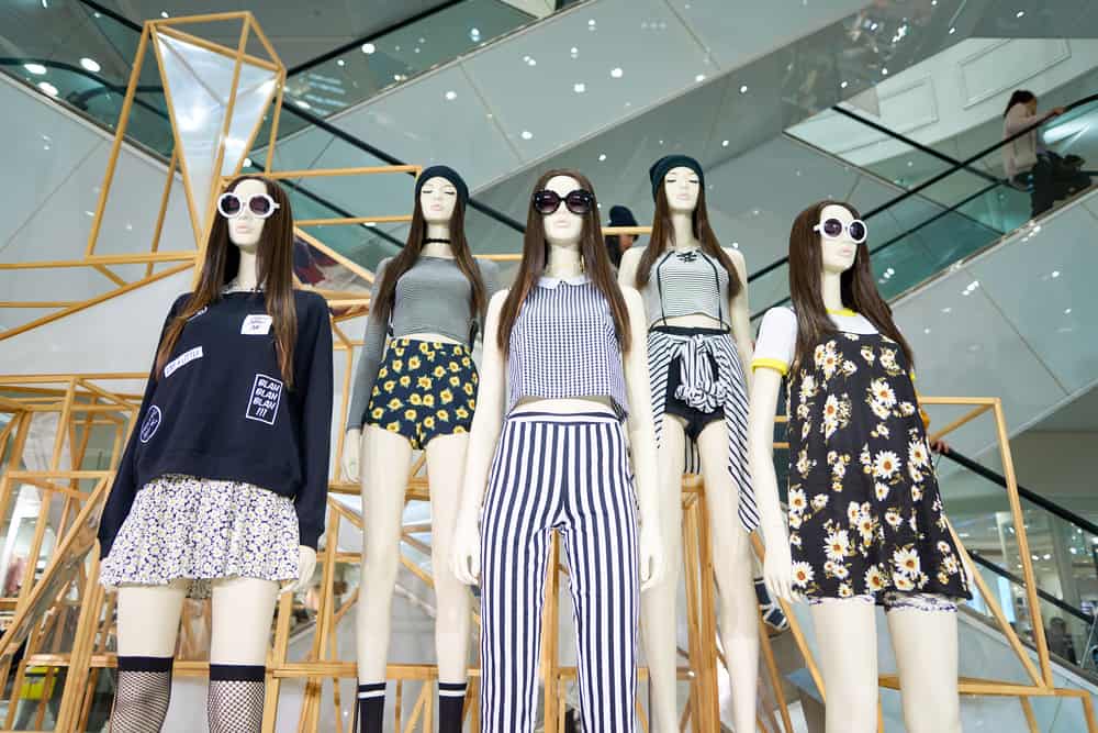 Forever 21 store mannequins