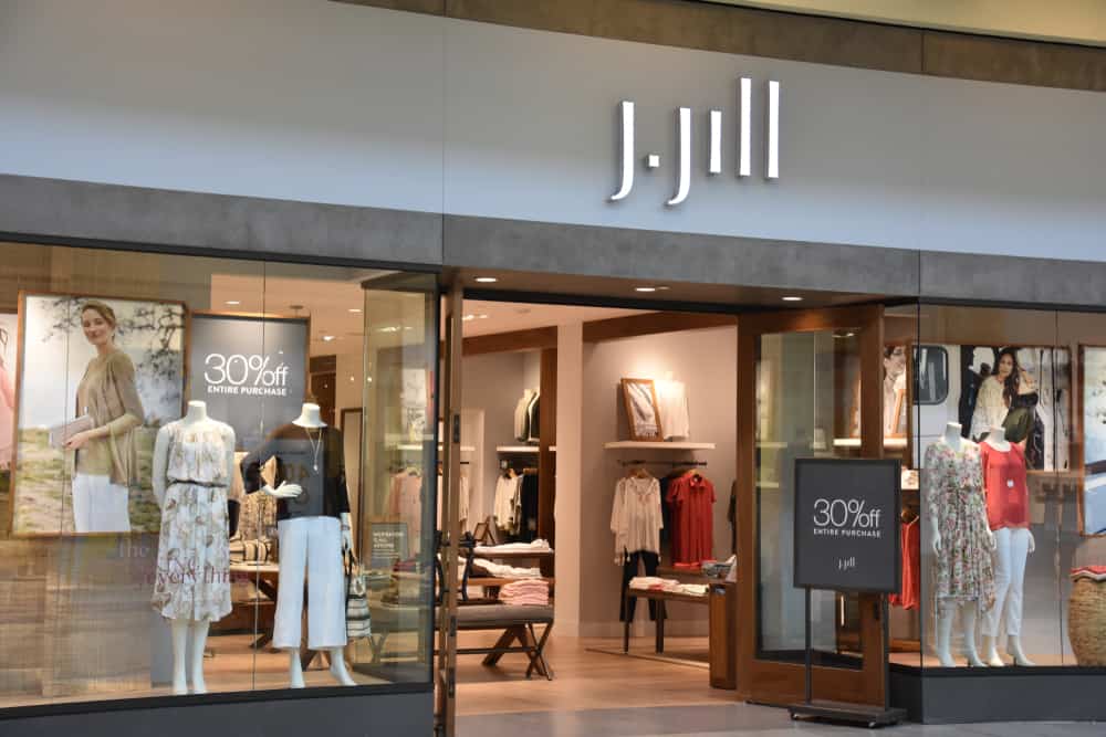 j jill storefront shopping mall