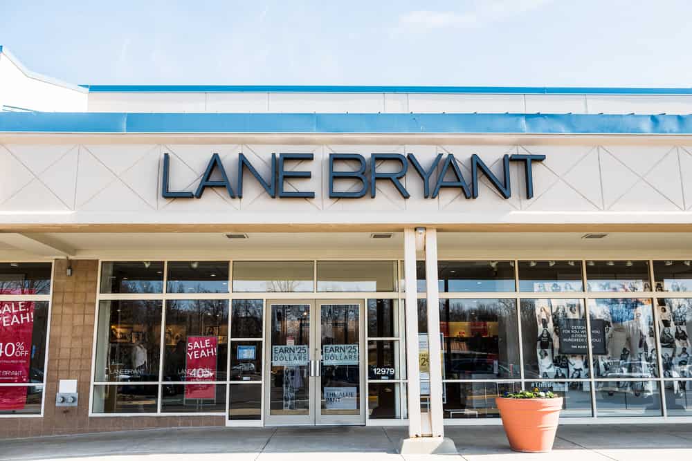 lane bryant storefront sale