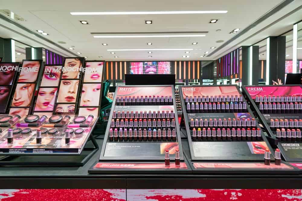 large cosmetics store