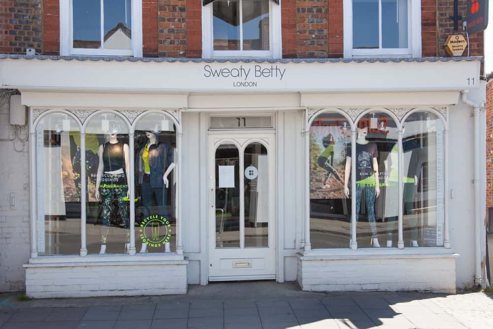 sweaty betty storefront