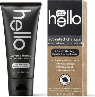 Hello Activated Charcoal Toothpaste
